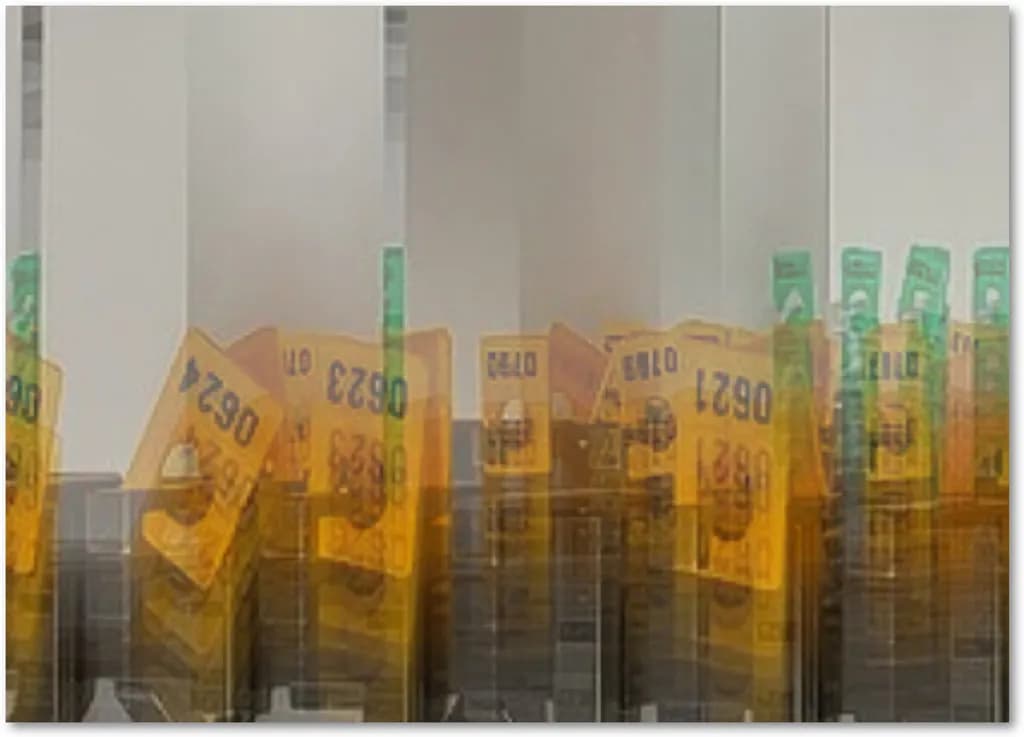 Blurred Numbers Motion