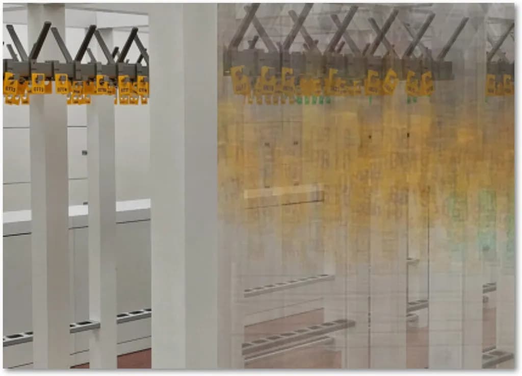 Architectural Reflections in Amber