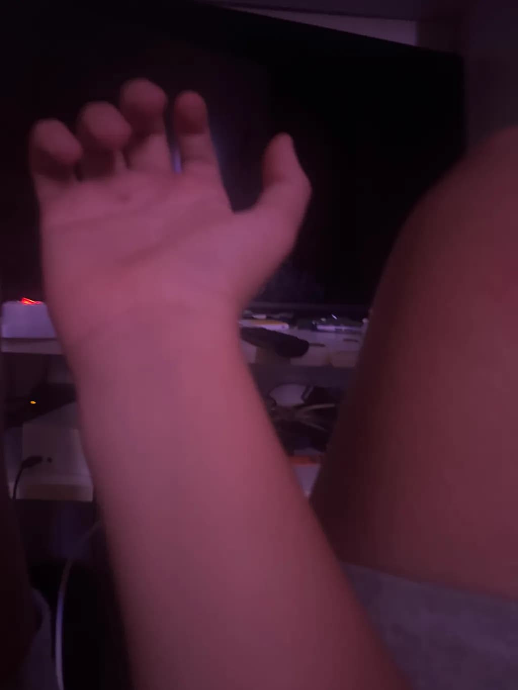 Hand and Arm Close-Up