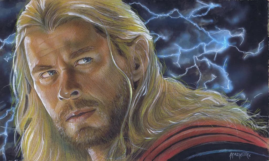 Thor Lightning Portrait