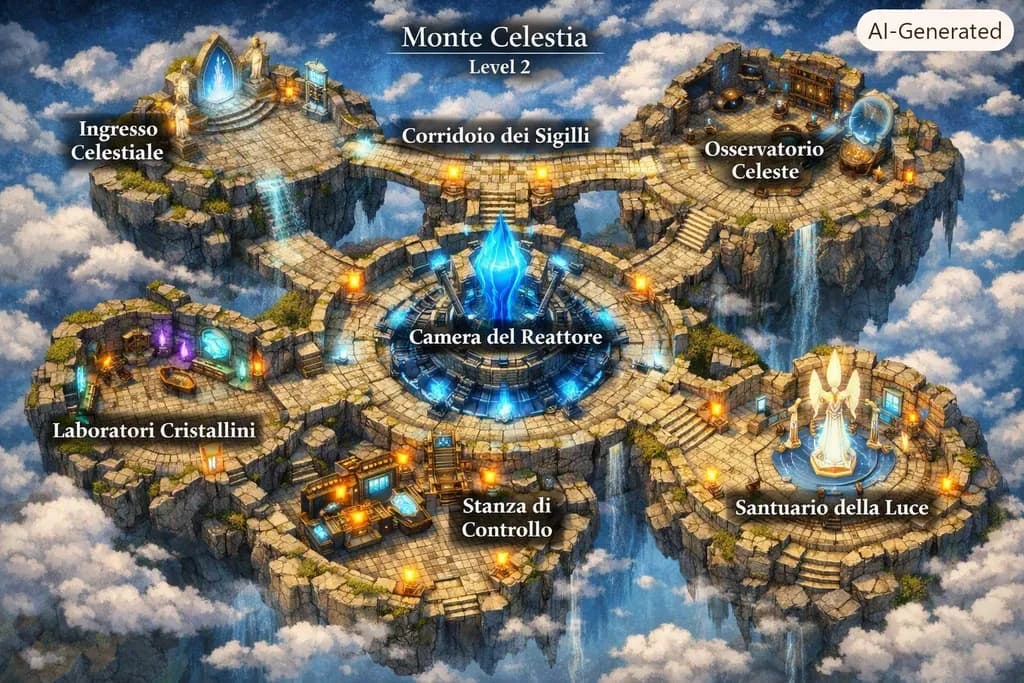 Monte Celestia Level 2 Map