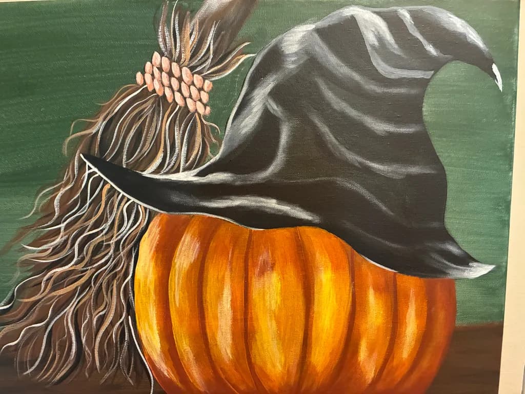 Pumpkin Witch Hat