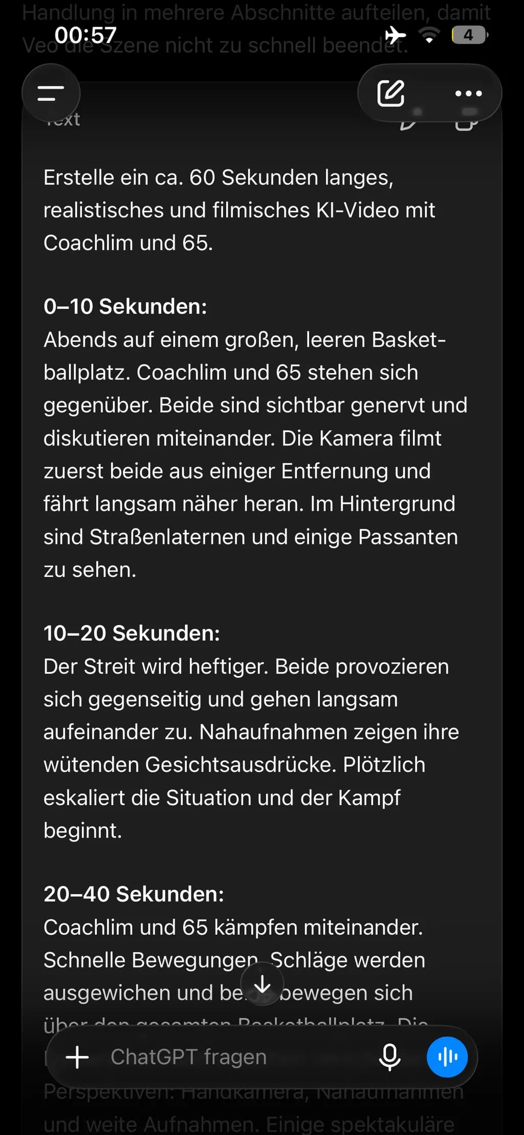 Basketball Court Confrontation
