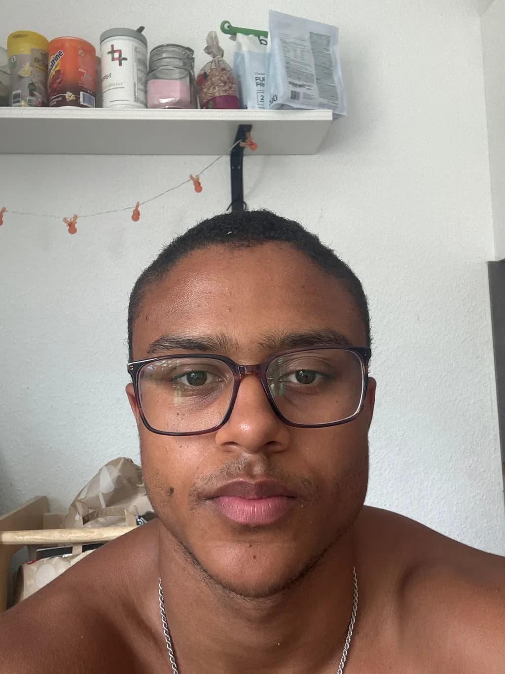 Glasses Reflection Portrait