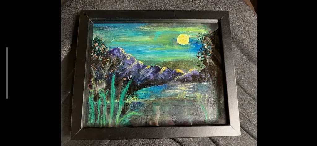 Mountain Lake Moonlight