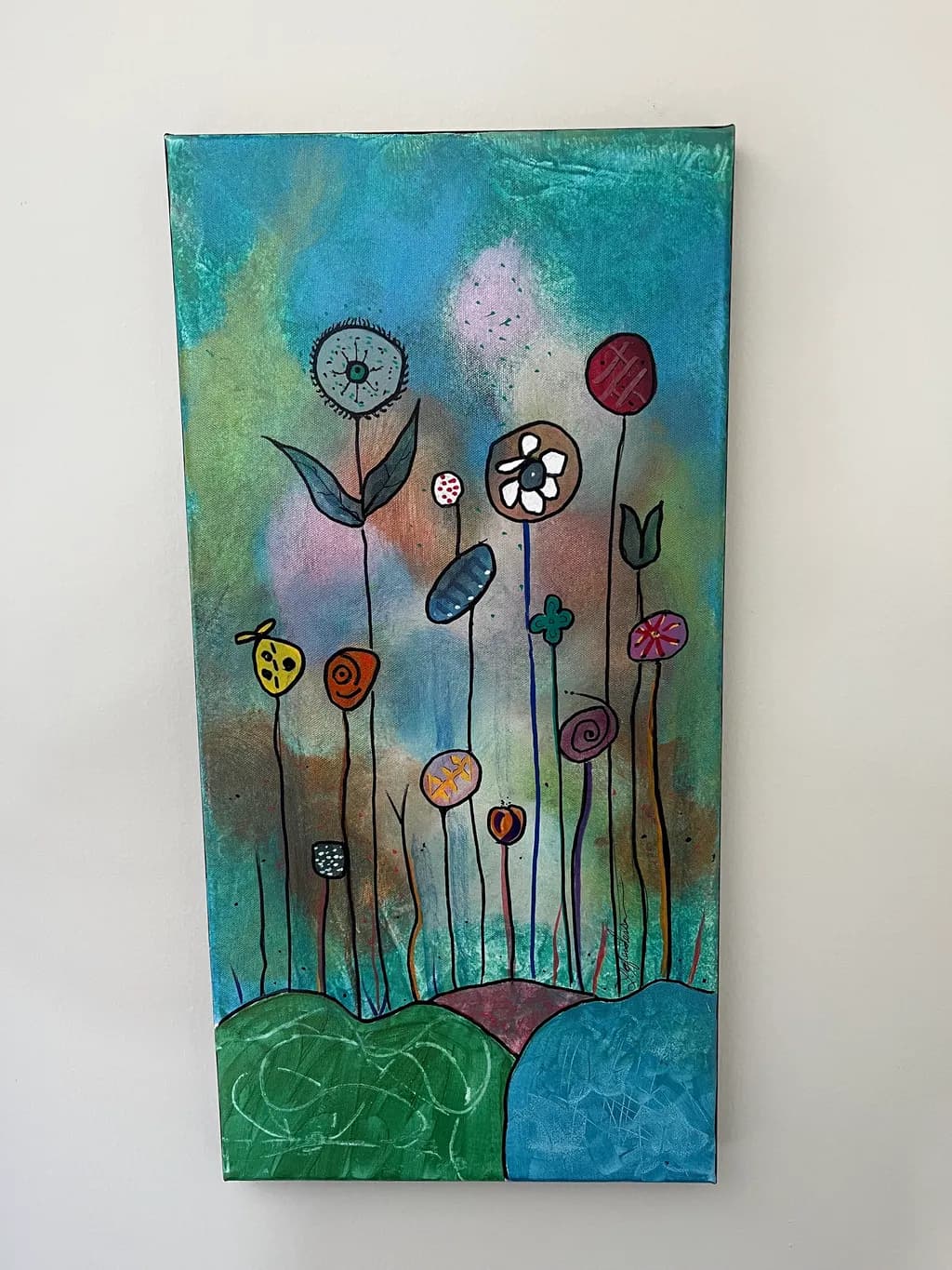 Abstract Flower Garden