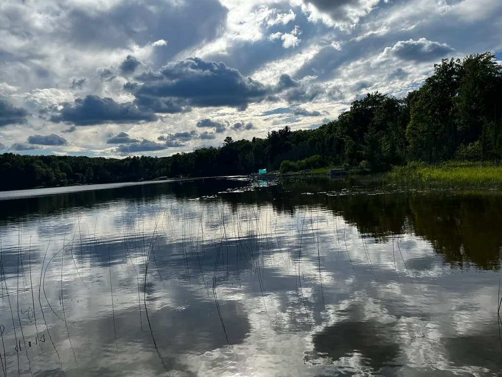 Lake Reflection Clouds