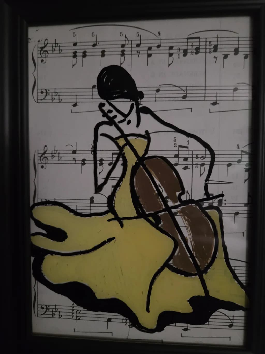Cellist in Yellow Dress