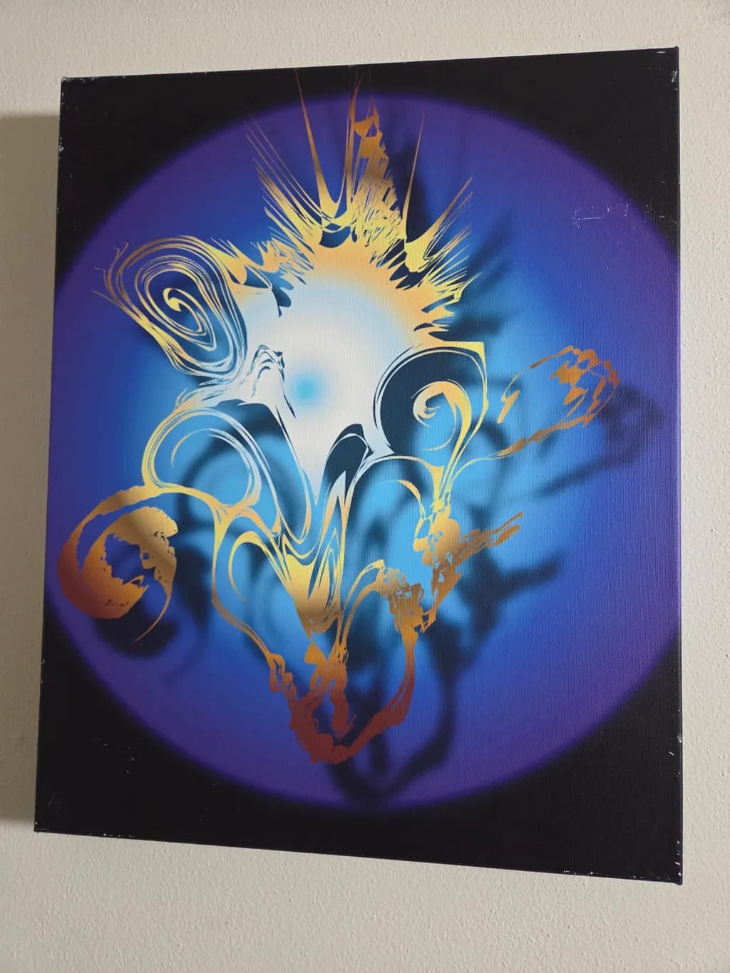 Abstract Blue Burst