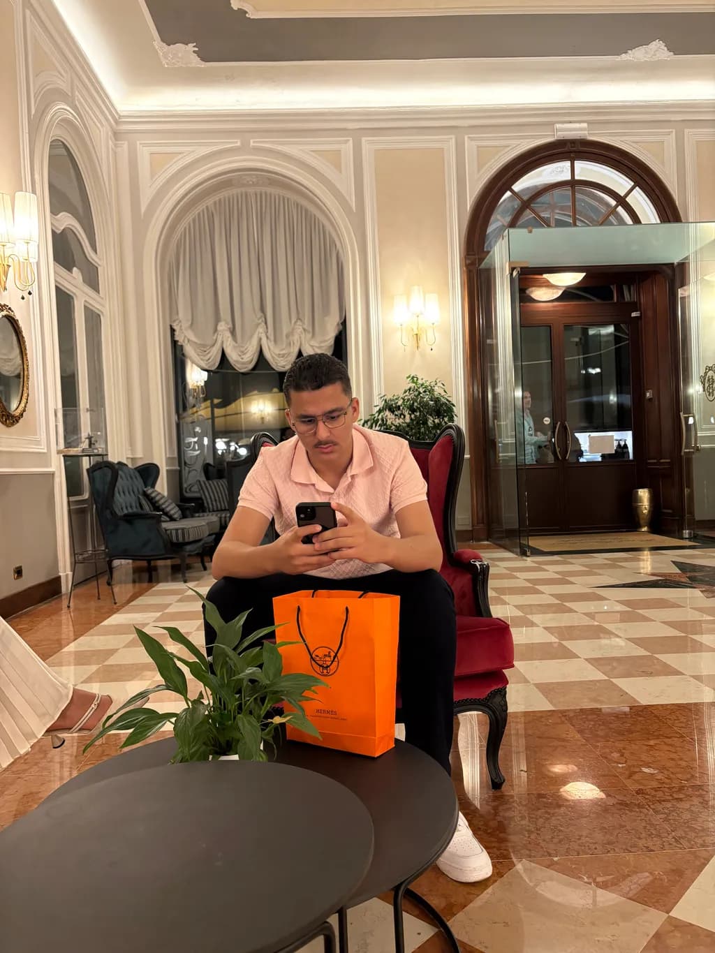 Hotel Lobby Stillness