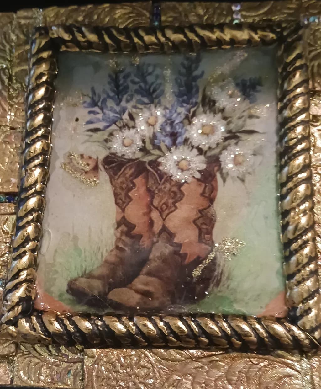 Boots with Flowers