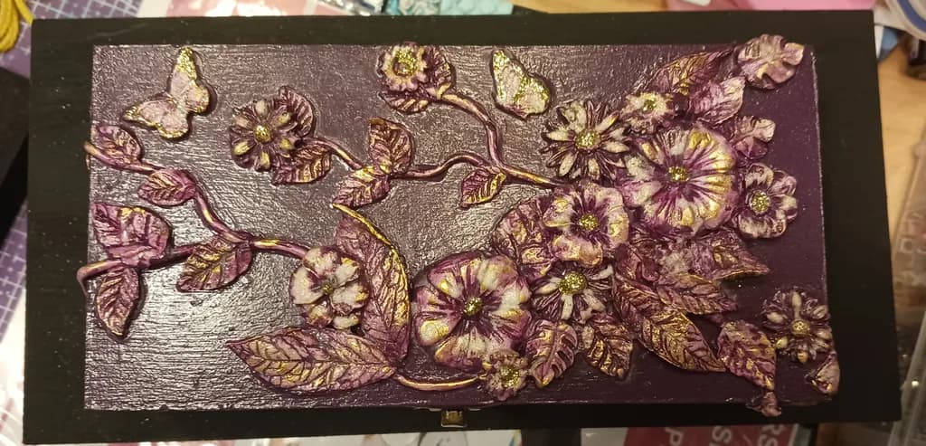 Floral Relief Panel