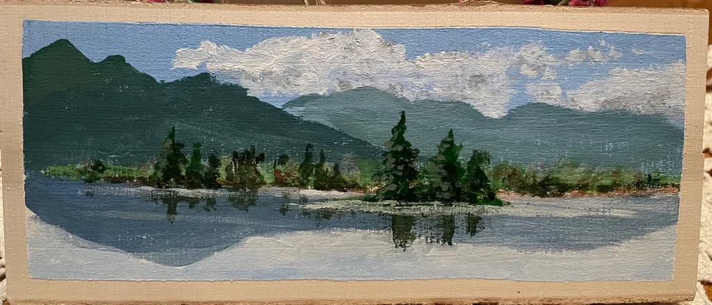 Mountain Lake Reflection