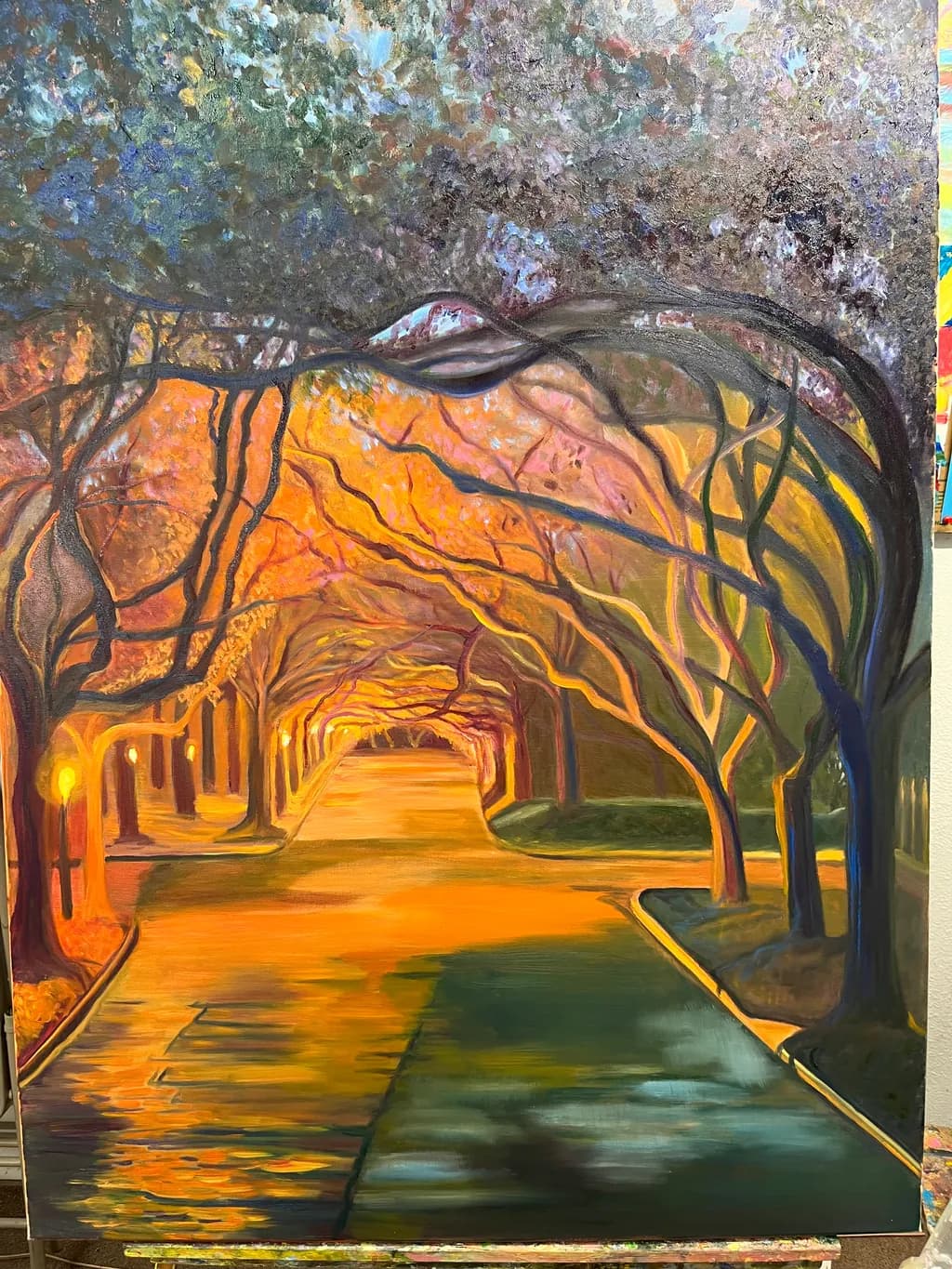 Tree-Lined Pathway