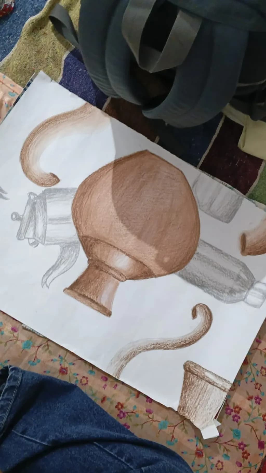 Still Life with Pot and Kettle