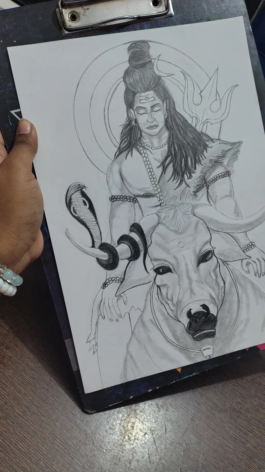 Shiva with Bull and Cobra