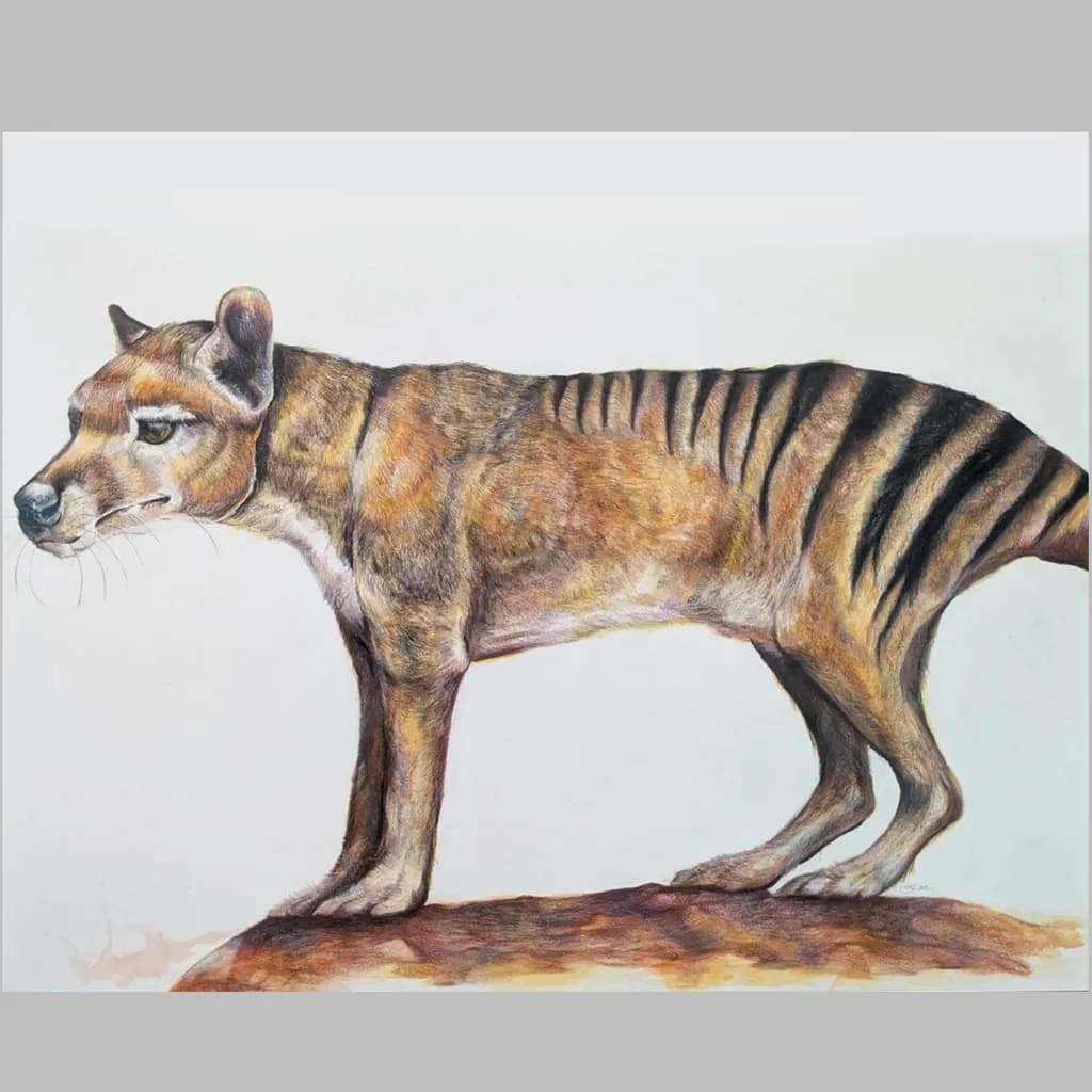 Thylacine Portrait