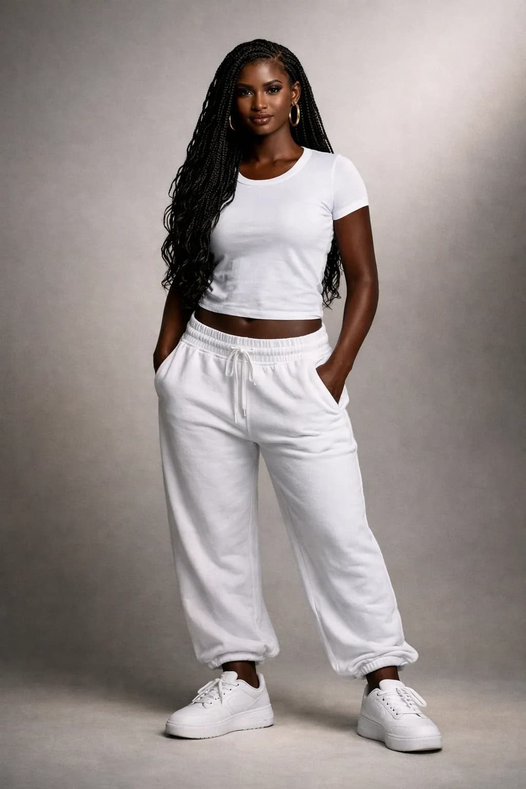 Casual White Outfit