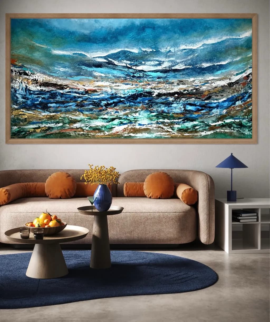 Ocean Waves Abstract