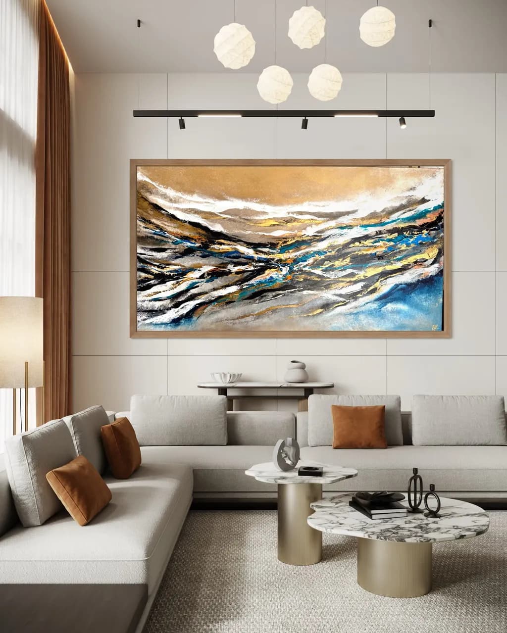Mountain Stream Abstract
