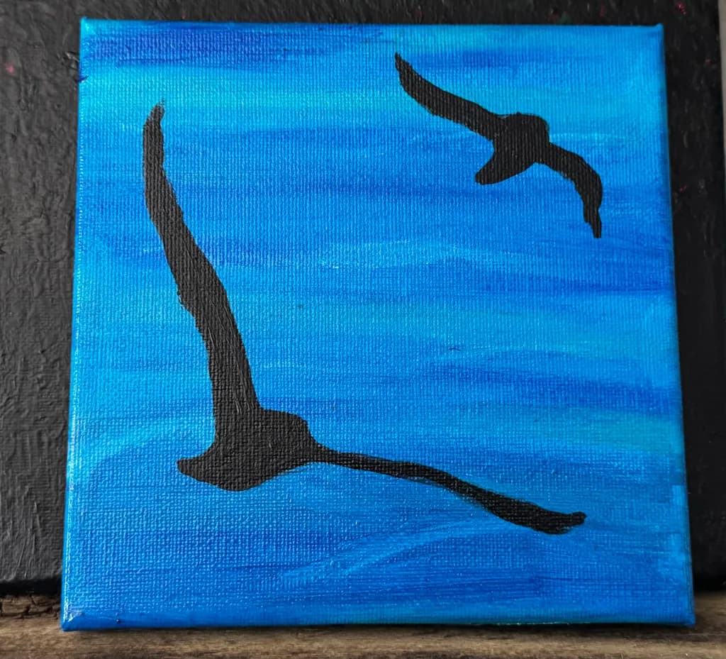 Blue Flight Birds