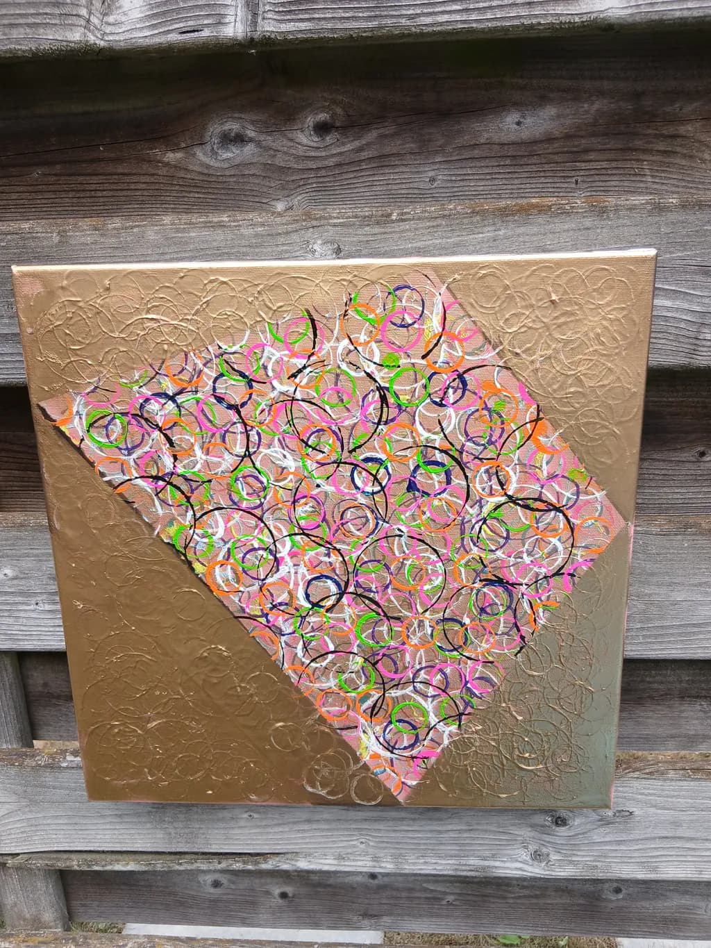 Circle Mosaic Canvas