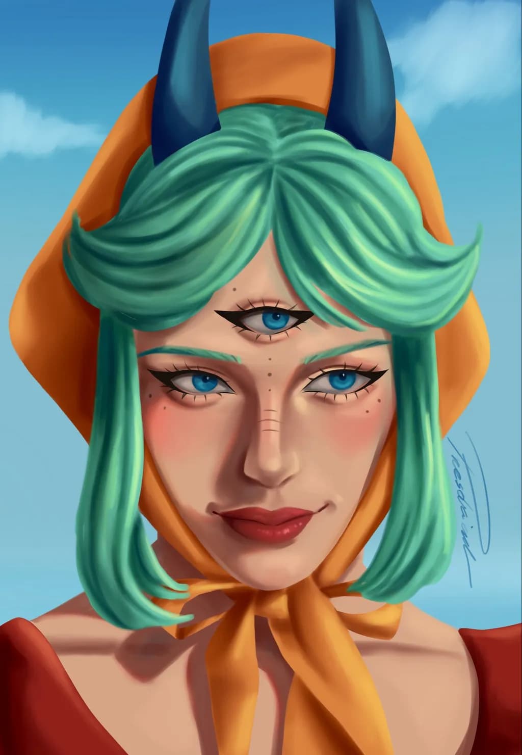 Three-Eyed Portrait
