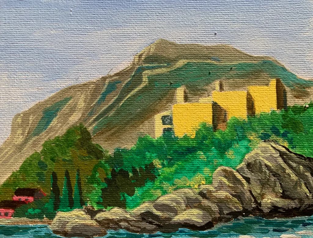 Mountain Castle View