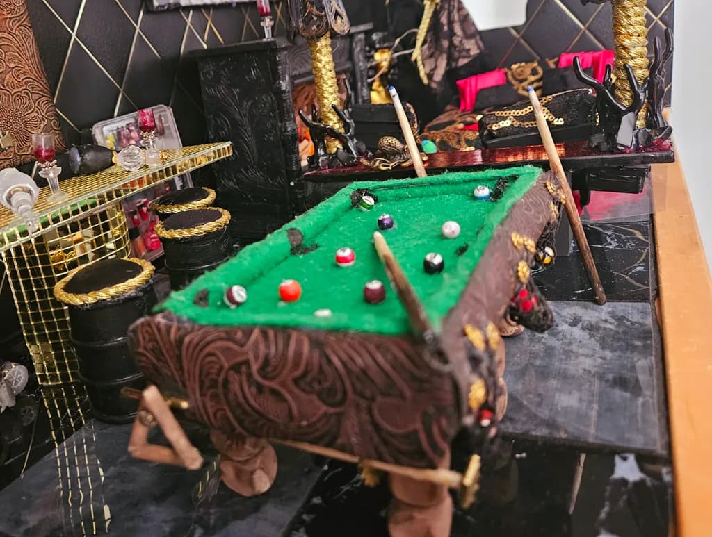 Pool Table Scene