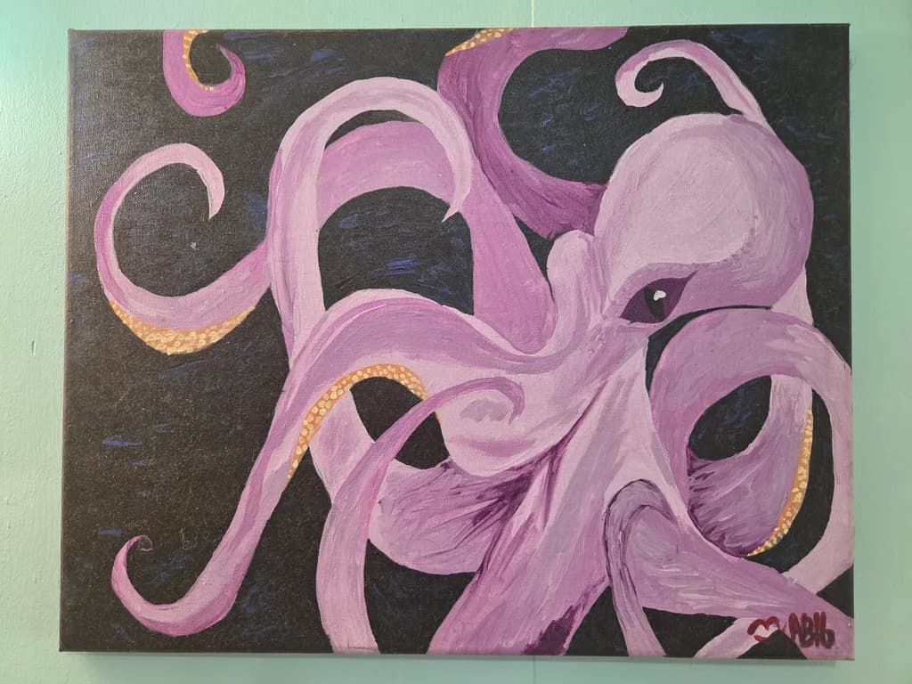 Purple Octopus Depths