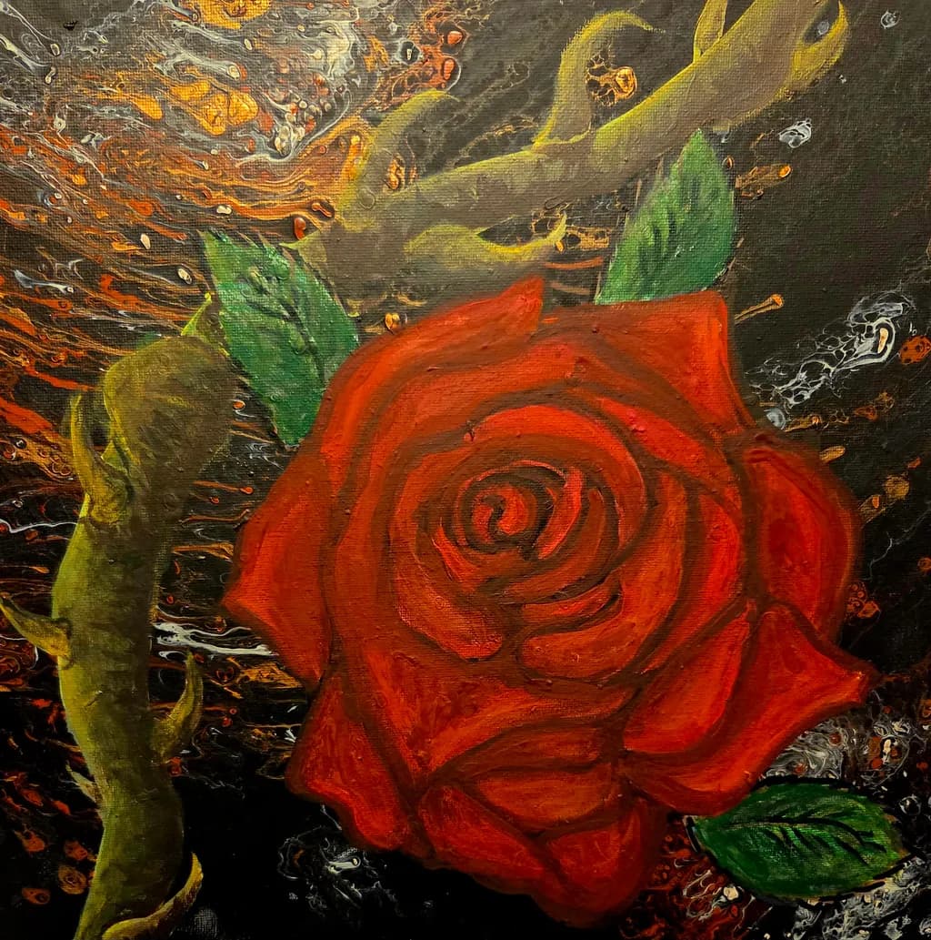 Red Rose and Thorn