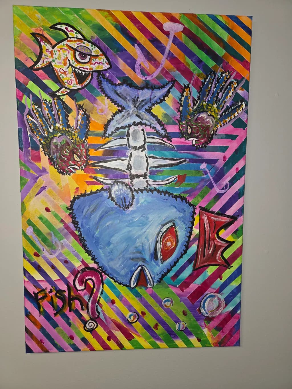 Abstract Fish Composition