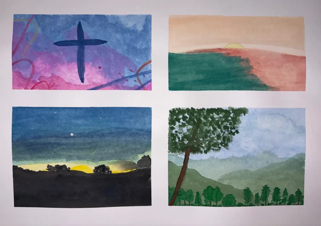 Sunset and Landscape Quartet