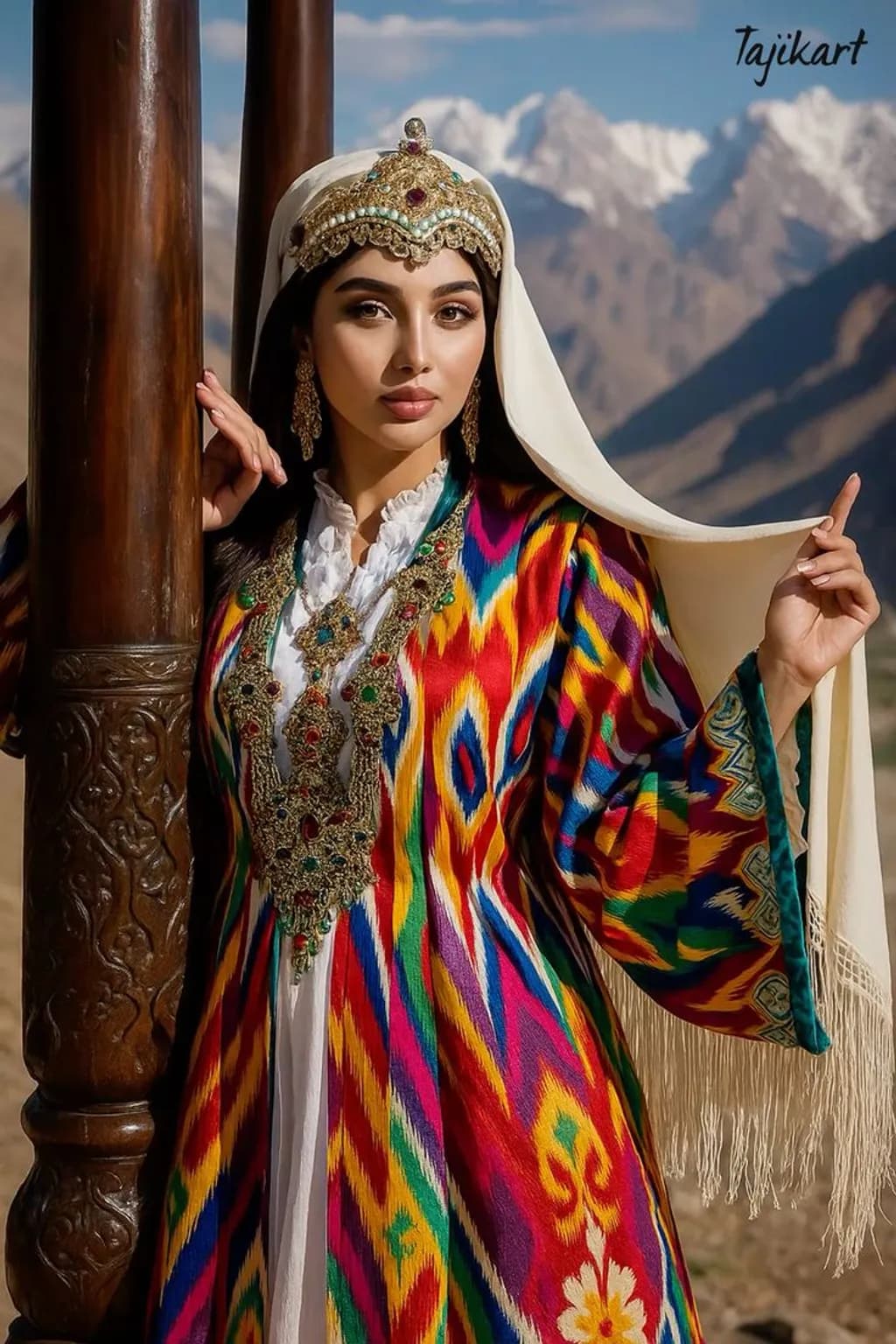 Tajik Mountains Portrait