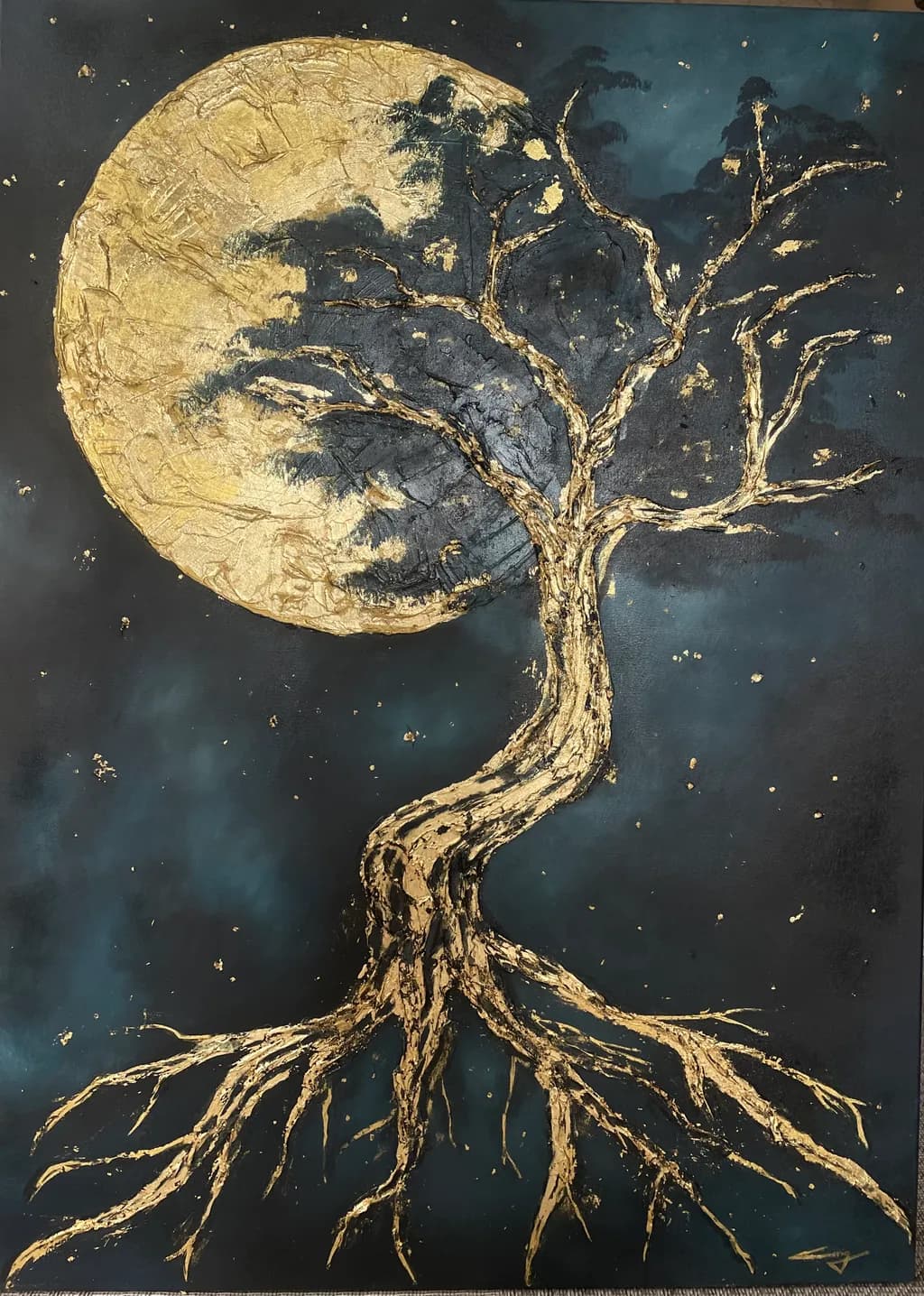 Golden Moon Tree