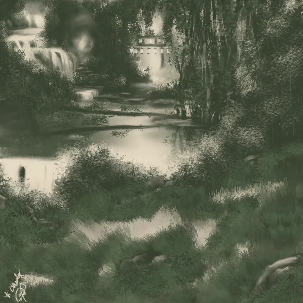 Waterfall in the Forest