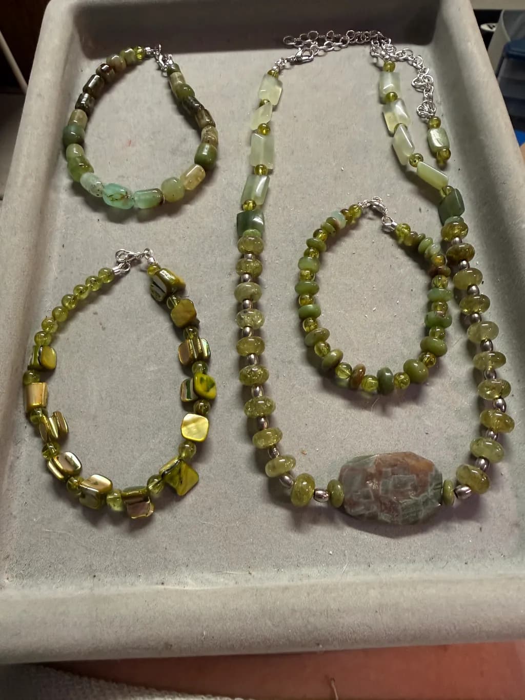 Olive Stone Jewelry Collection