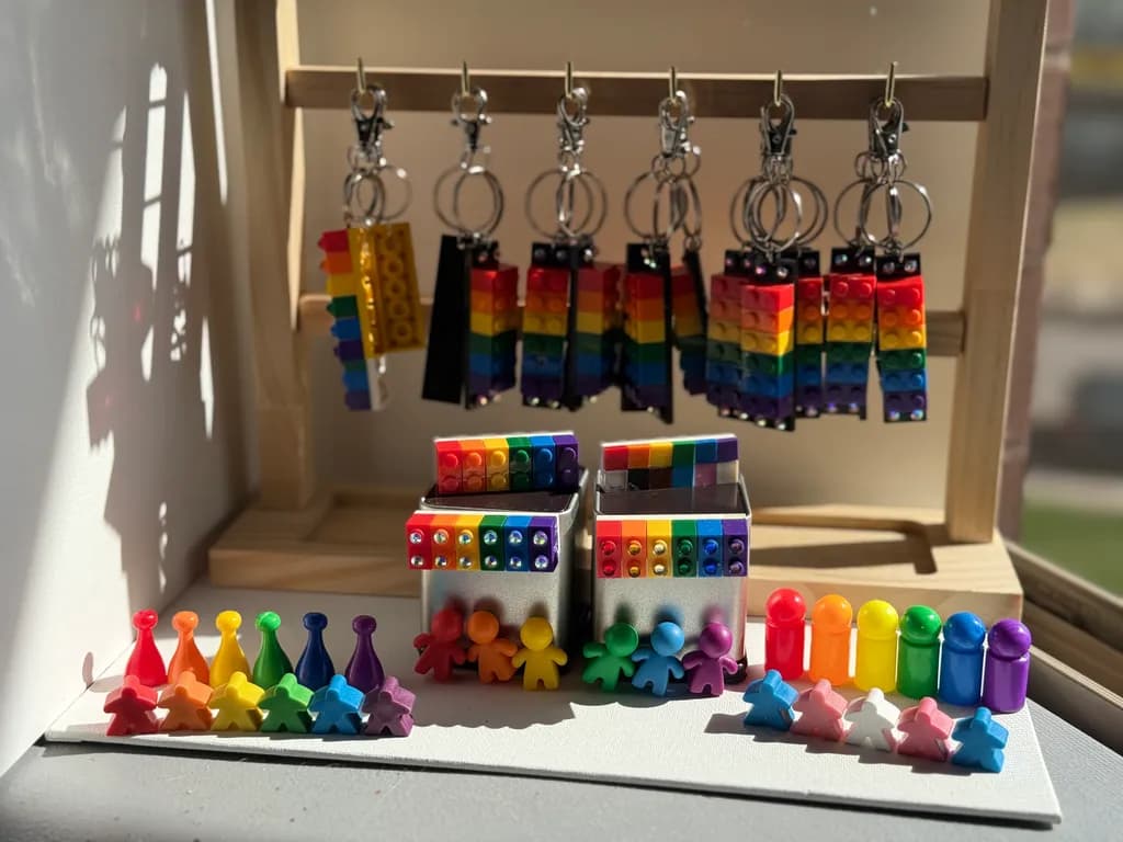 Rainbow Brick Parade