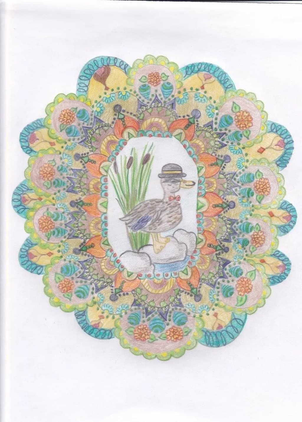 Dapper Duck Mandala