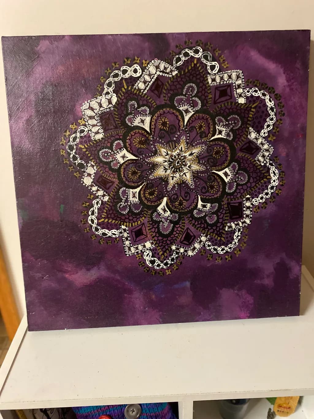 Purple Mandala Bloom