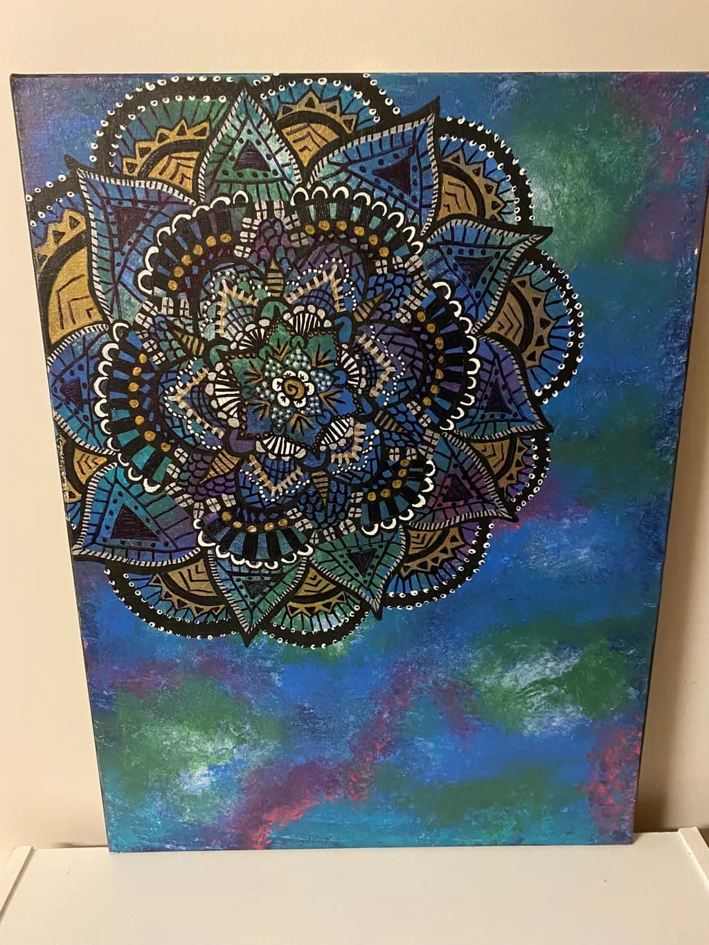 Blue Mandala Bloom