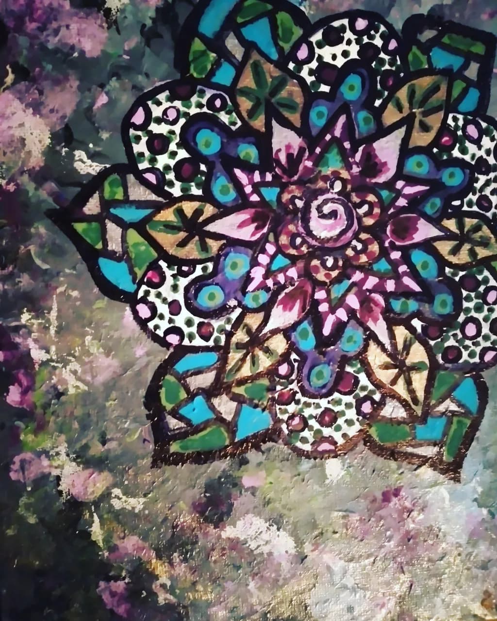 Mosaic Bloom Mandala