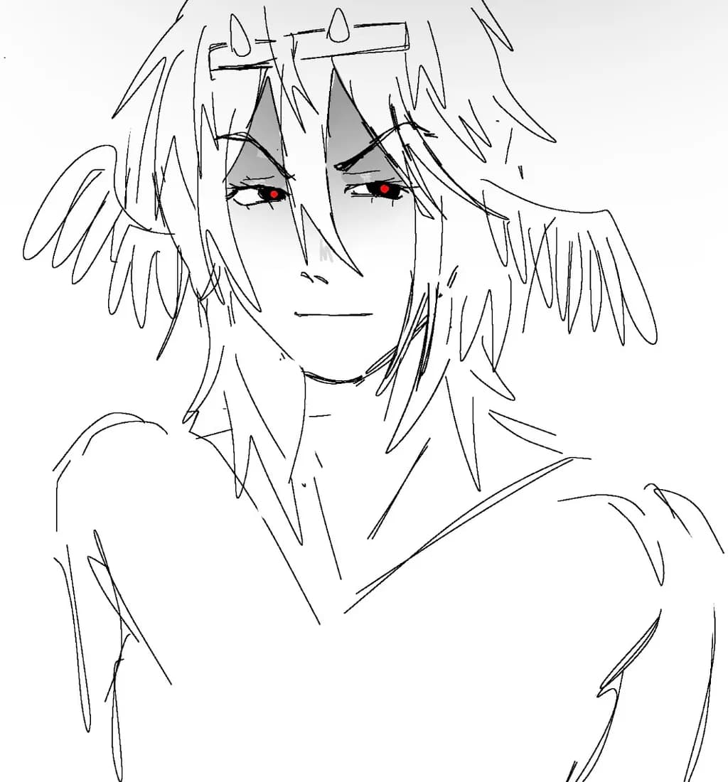 Red-Eyed Winged Portrait