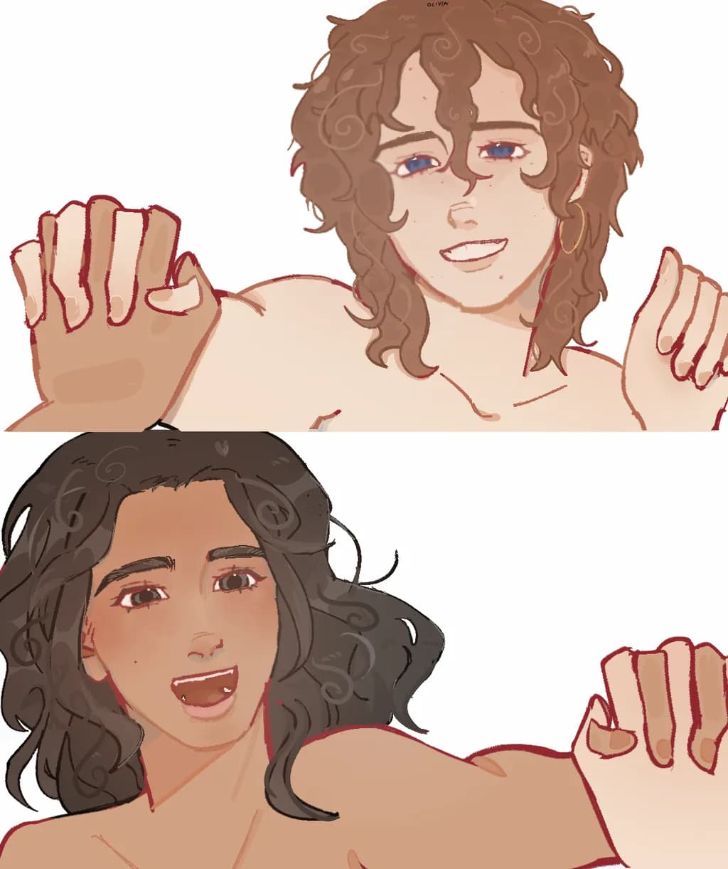 Double Portrait Grins