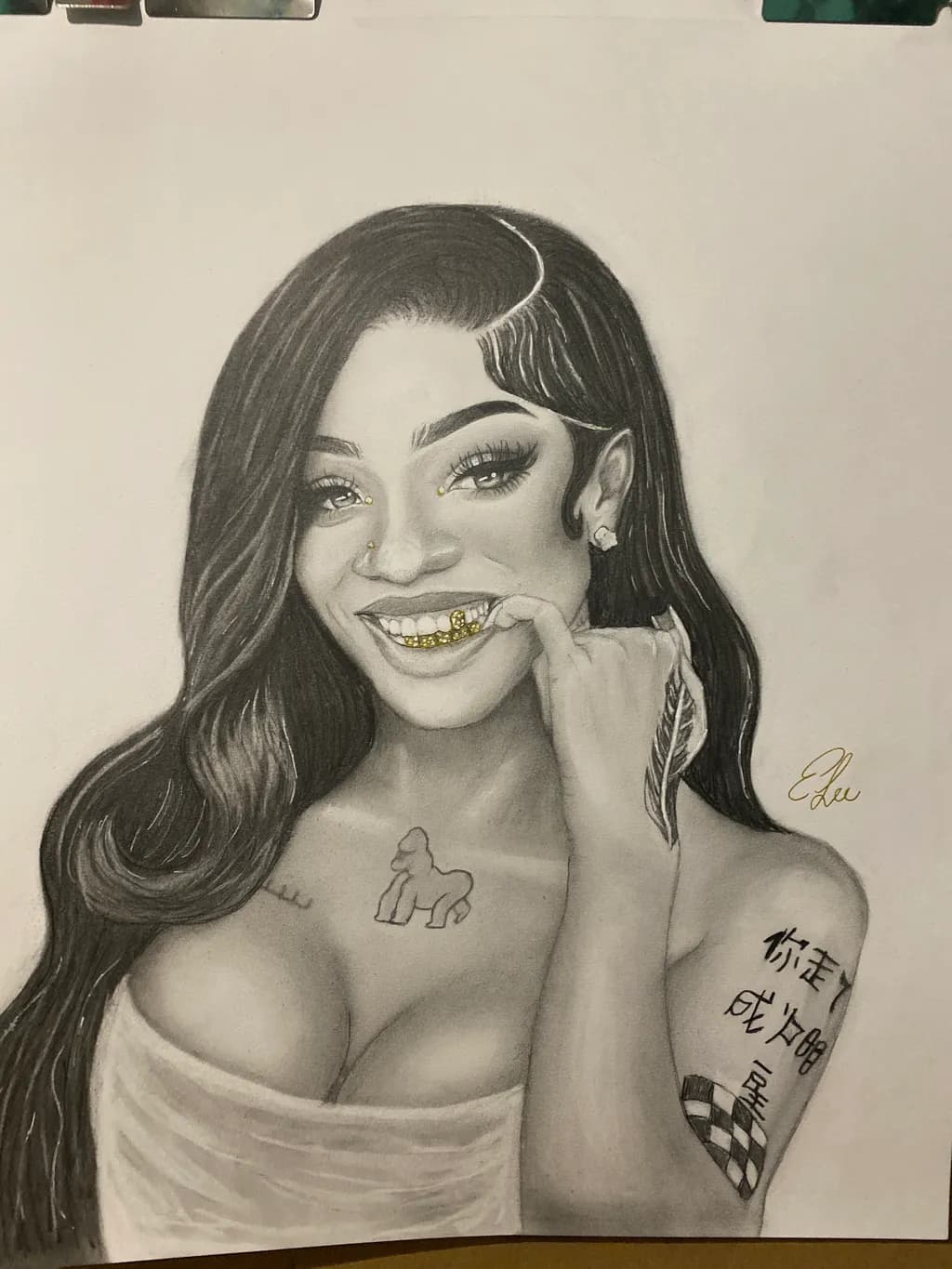 Golden Smile Portrait