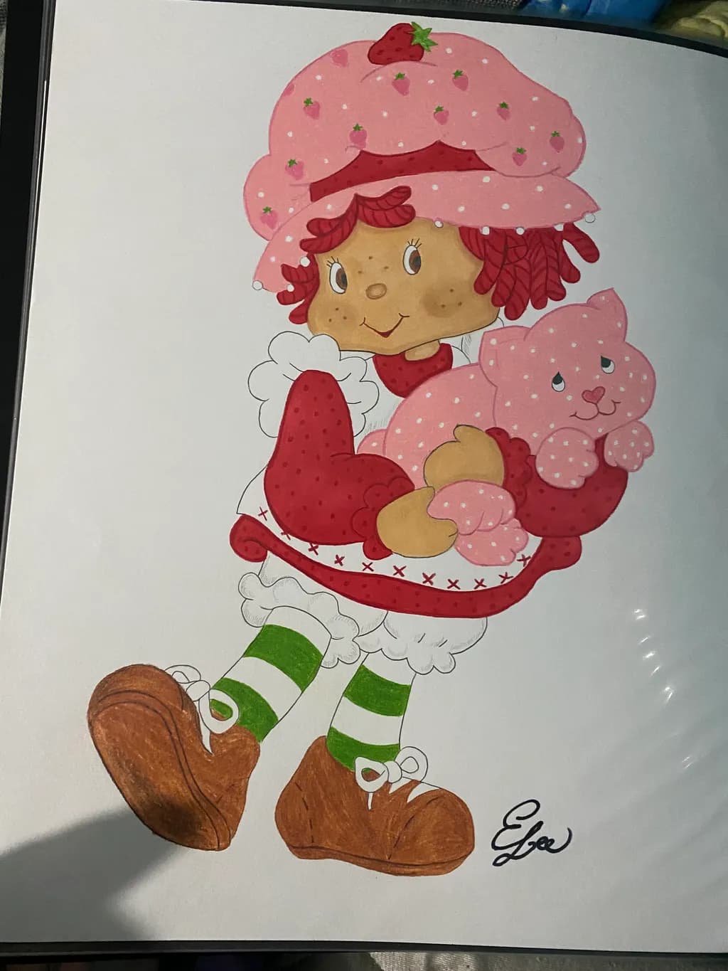 Strawberry Doll and Cat
