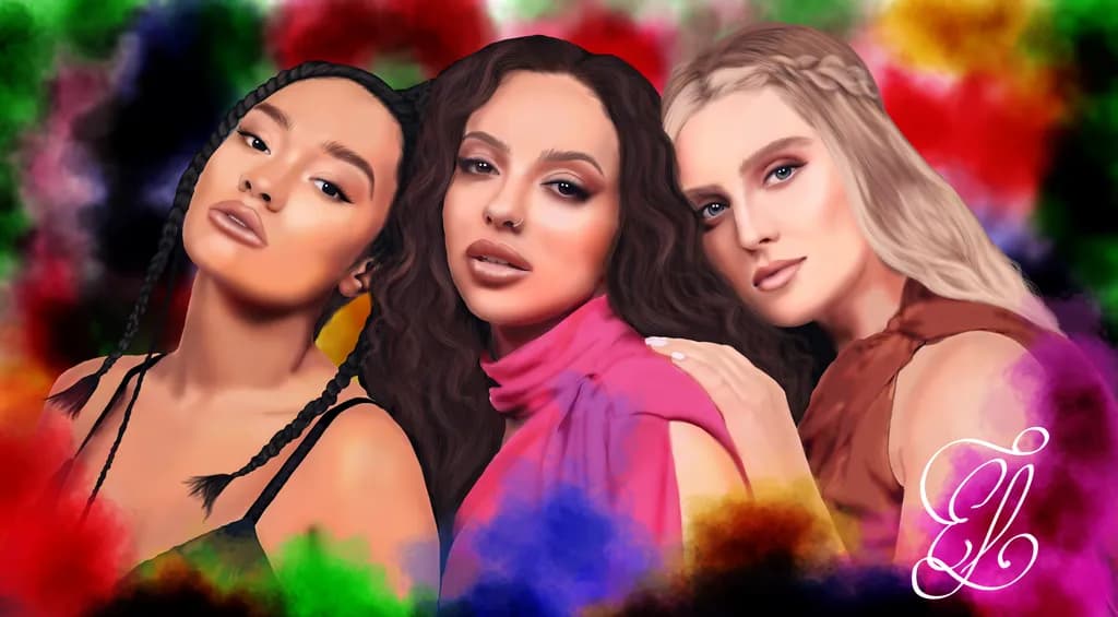 Three Women in Color