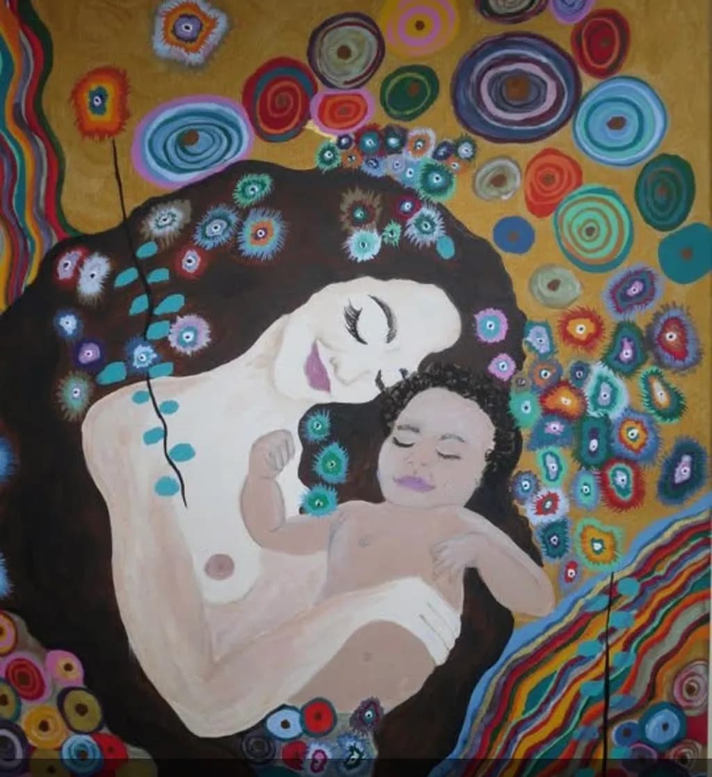 Mother and Child in Bloom