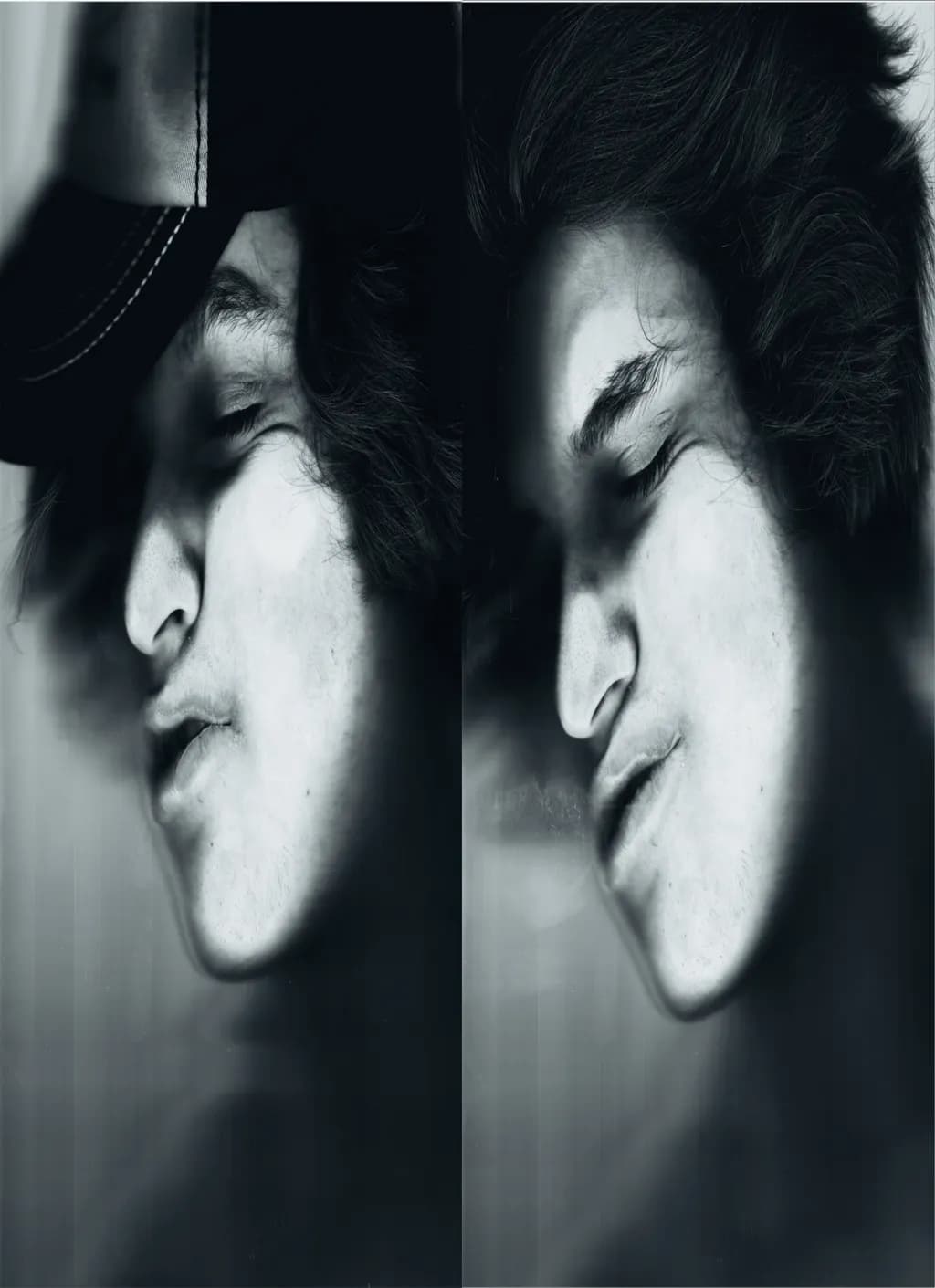 Split-Face Portrait