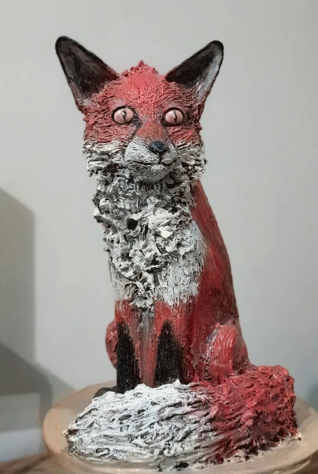 Red Fox Sculpture